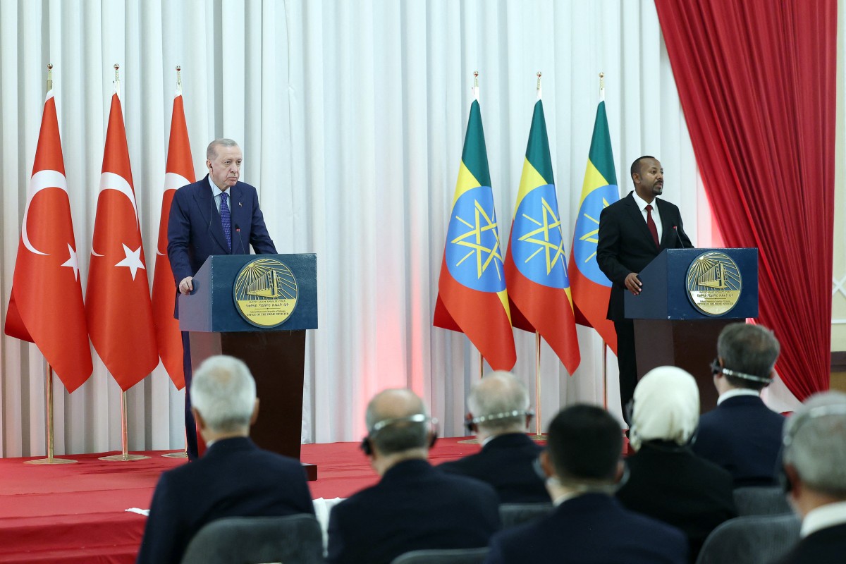 Erdogan warns against foreign interference in Horn of Africa during Ethiopia visit